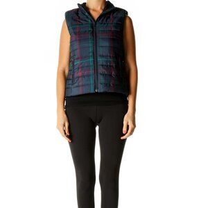 LOFT Blue Vest Jacket
